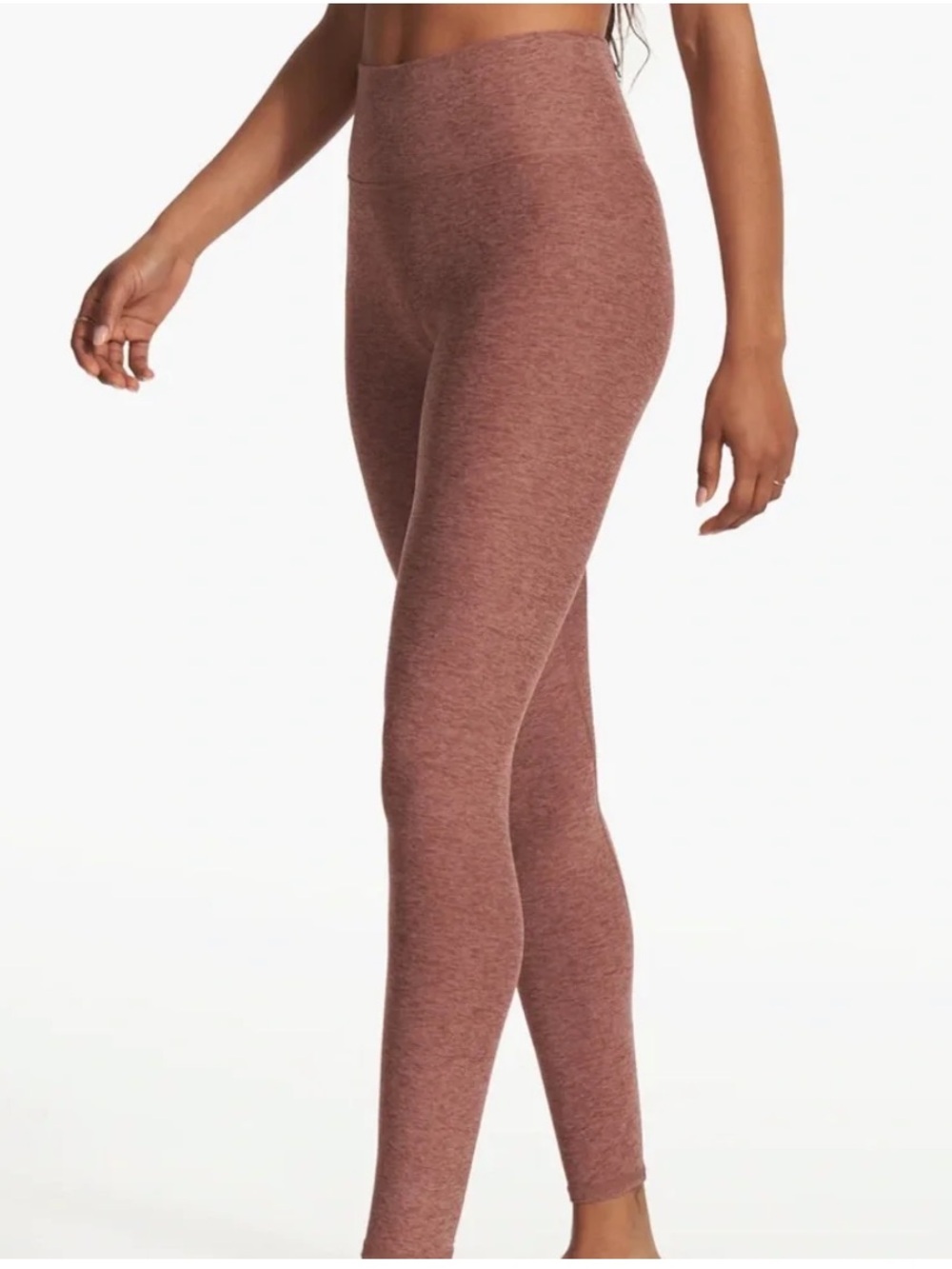 Vuori Clean Elevation Legging Hazelnut Heather Pink Activewear Women’s Small - Picture 12 of 13